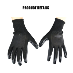 Nitrile Latex Dip Glove Rubber Latex Coated for Work Construction