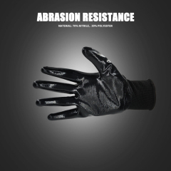 Nitrile Latex Dip Glove Rubber Latex Coated for Work Construction