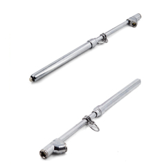 Dual Head Truck Tire Pressure Gauge 10-160PSI Alumium Bar Scale