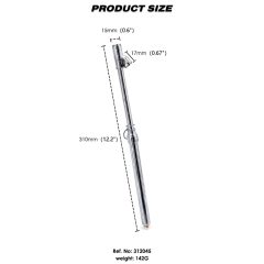 Dual Head Truck Tire Pressure Gauge 10-150PSI