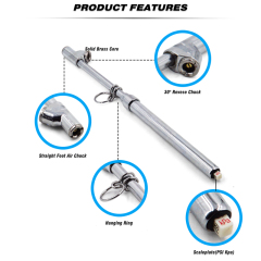 Dual Head Truck Tire Pressure Gauge 10-150PSI