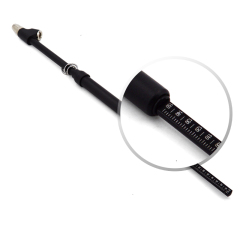 Dual Head Black Painting Truck Tire Pressure Gauge 10-150PSI