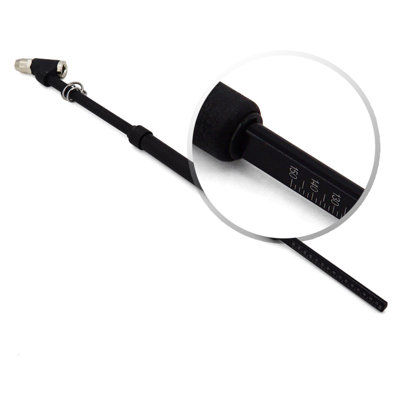 Tire Pressure Gauge Black Painting Dual Head Truck Tire Pressure Gauge 10-150PSI