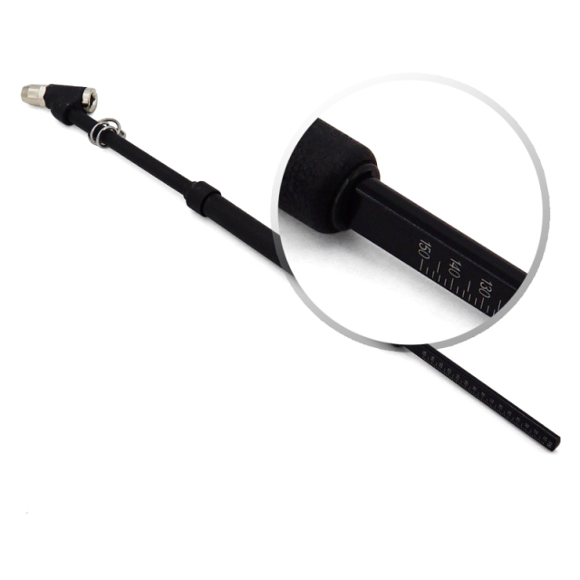 Tire Pressure Gauge Black Painting Dual Head Truck Tire Pressure Gauge 10-150PSI