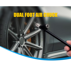 1/4" FNPT Dual Head Air Chuck with 2-Way Connect Tire Chuck