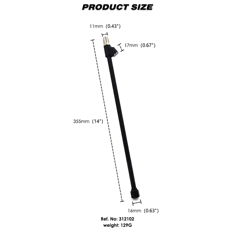 1/4" FNPT Dual Head Air Chuck with 2-Way Connect Tire Chuck
