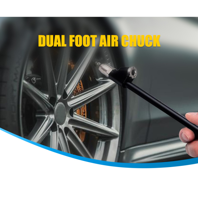 1/4" FNPT Dual Head Air Chuck with 2-Way Connect Tire Chuck