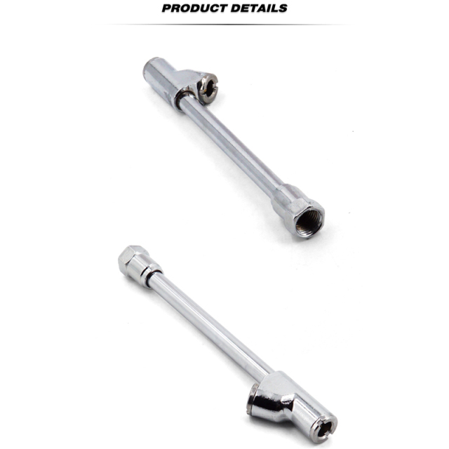 1/4" FNPT Chrome Plated Dual Head Air Chuck with 2-Way Connect Tire Chuck