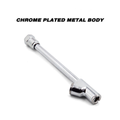 1/4" FNPT Chrome Plated Dual Head Air Chuck with 2-Way Connect Tire Chuck
