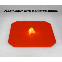 28 inch Collapsible Traffic Cones with LED Light Safety Cones with Reflective Collars