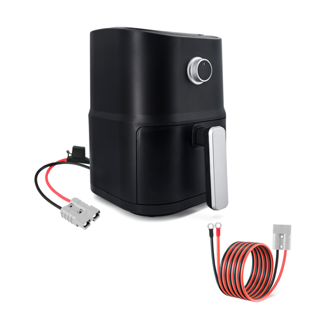 12V 250W Portable 3L Camping Travel Oil Free Cooking Oven Car Air Fryer