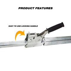 Heavy Duty Steel Load Lock Square Tube Jack Bar Cargo Bar