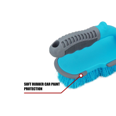 Cleaning Brush PET Fiber U-Style Handle Auto RV Truck Boat Camper Washing