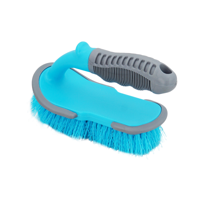Cleaning Brush PET Fiber U-Style Handle Auto RV Truck Boat Camper Washing