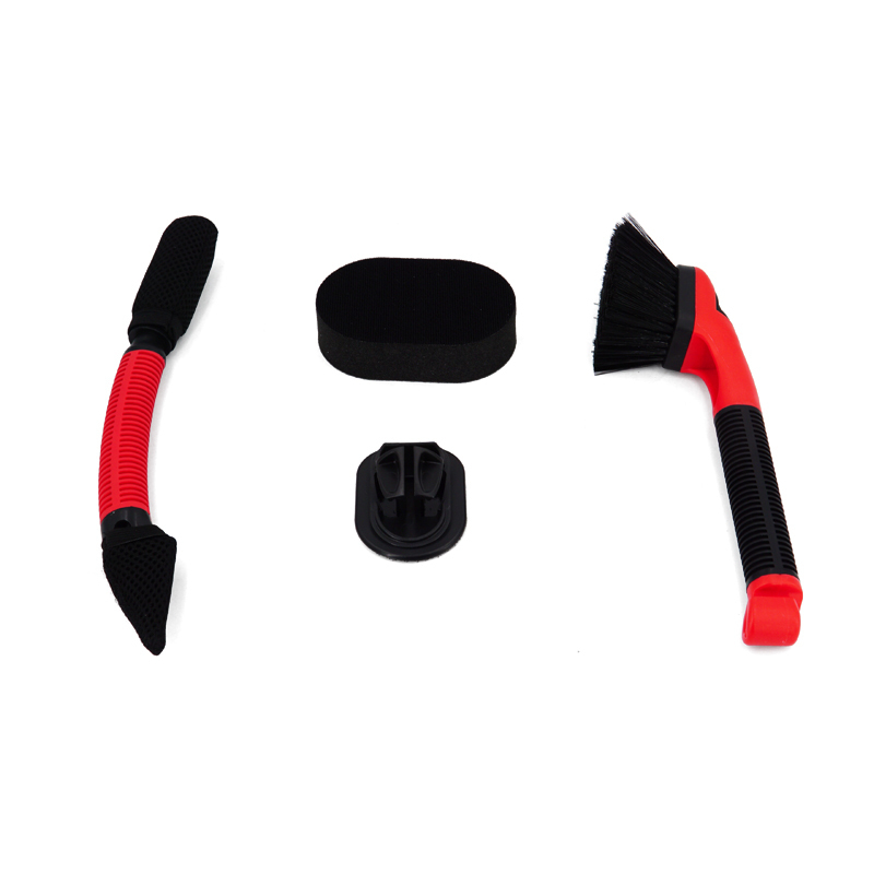 3 in 1 Tire Brush Set PVC Fiber