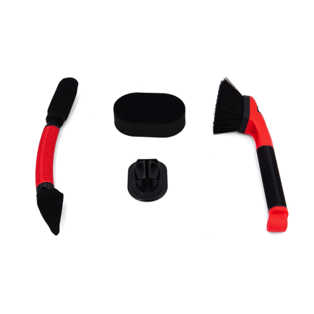 3 in 1 Tire Brush Set PVC Fiber