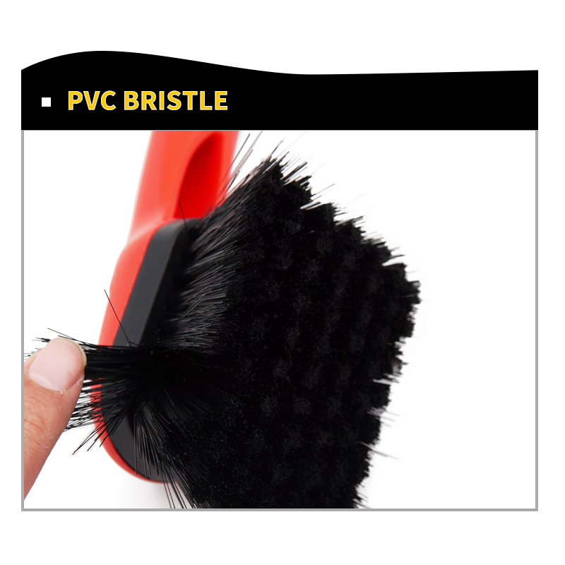 3 in 1 Tire Brush Set PVC Fiber