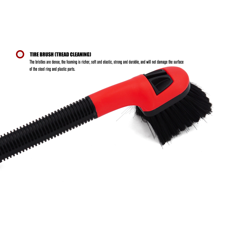 3 in 1 Tire Brush Set PVC Fiber