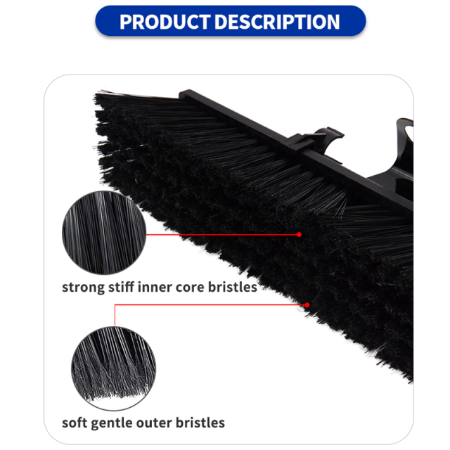 Heavy-Duty Cleaning Brush and Broom Set Outdoor Commercial for Cleaning