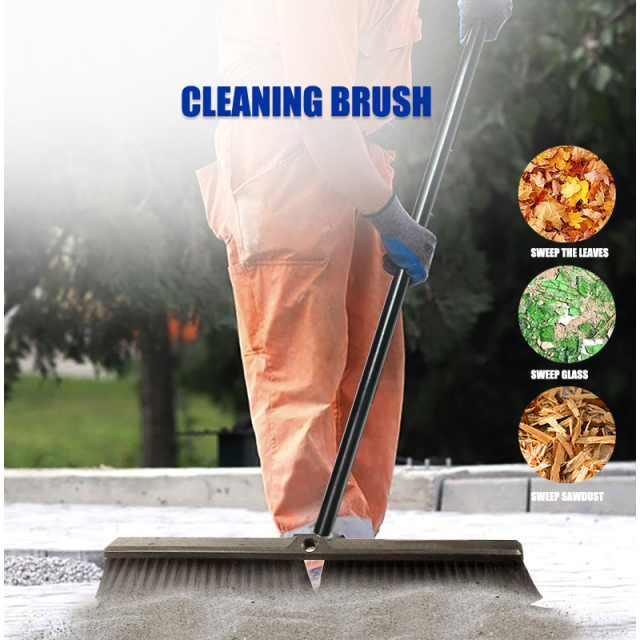 Heavy-Duty Cleaning Brush and Broom Set Outdoor Commercial for Cleaning