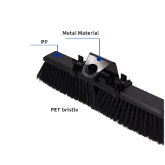 Heavy-Duty Cleaning Brush and Broom Set Outdoor Commercial for Cleaning