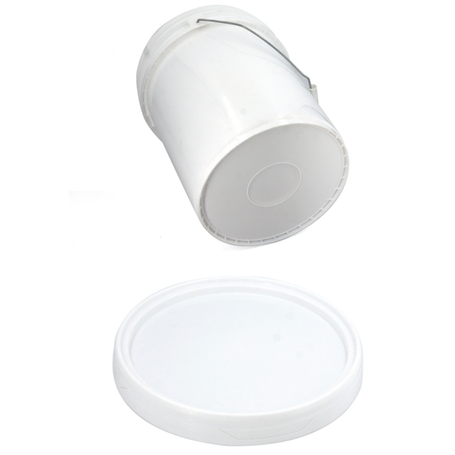 Heavy-Duty Pail 5-Gallon Plastic Bucket Comfortable Handle