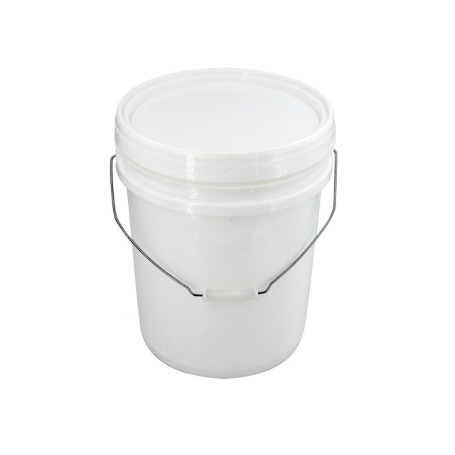 Heavy-Duty Pail 5-Gallon Plastic Bucket Comfortable Handle