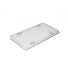 High Quality Plastic Car License Plate PC/PS Cover Clear
