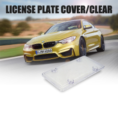 High Quality Plastic Car License Plate PC/PS Cover Clear