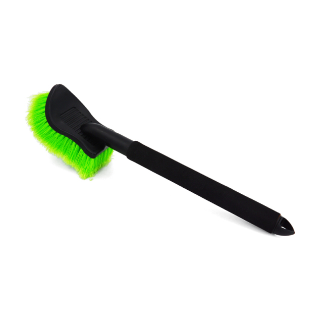 Long PP Handle Tyre Brush PVC Fiber