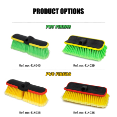 Long PP Handle Tyre Brush PVC Fiber