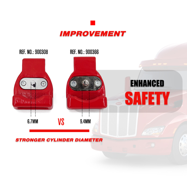 Heavy Duty Air Brake Glad Hand Gladhand Lock With Dust Cover for Tractor Trailer