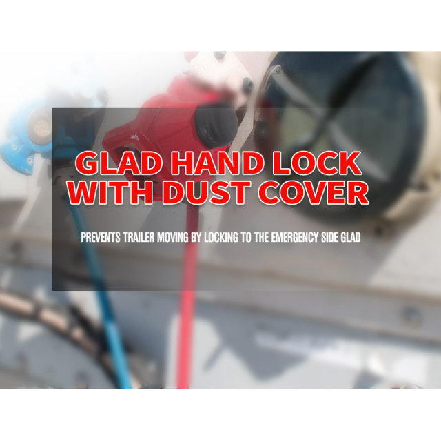Heavy Duty Air Brake Glad Hand Gladhand Lock With Dust Cover for Tractor Trailer