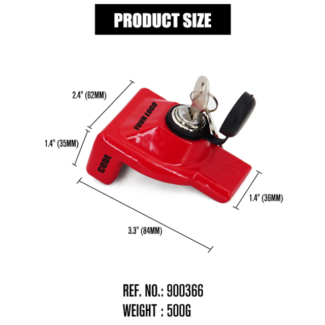 Heavy Duty Air Brake Glad Hand Gladhand Lock With Dust Cover for Tractor Trailer