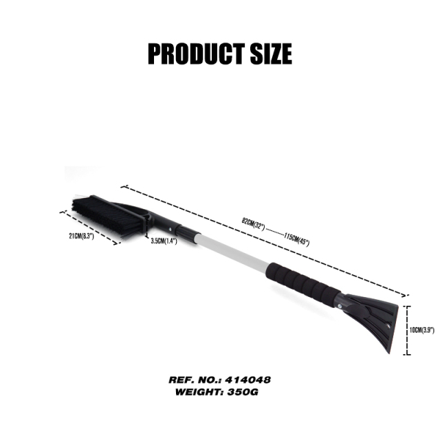 Snow Brush & Ice Scrapers for Car Windshield with Foam Grip