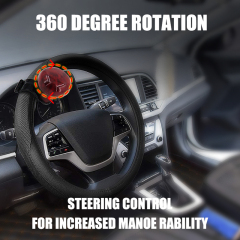 Woodgrain Steering Wheel Spinner Knob