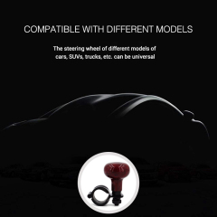 Woodgrain Steering Wheel Spinner Knob