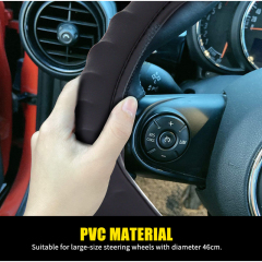 Large Size Steering Wheel Cover PVC Material Great Grip Anti-Slip Design