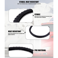 Large Size Steering Wheel Cover PVC Material Great Grip Anti-Slip Design