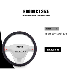 Large Size Steering Wheel Cover PVC Material Great Grip Anti-Slip Design