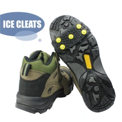 5 Steel Studs Non-Slip Silicone Ice Cleat,Effective Skid Protection and Suitable for Multiple Scenarios