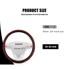 Large Size Steering Wheel Cover PVC Material Great Grip Anti-Slip Design