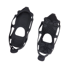 Spikless Ice Cleats Black Winter Grippers Perfect for Transitioning Between Outdoor&Indoor Surface Anti Slip Spikless Crampons