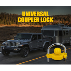 Universal Coupler Lock Trailer Locks Ball Hitch Trailer Hitch Lock Adjustable Security