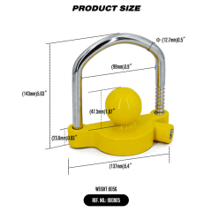 Universal Coupler Lock Trailer Locks Ball Hitch Trailer Hitch Lock Adjustable Security