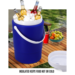 3L Cooler Box Cold Drink Dispenser with Carrying Handle