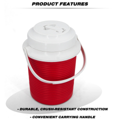 2.3L Cooler Box Cold Drink Dispenser with Carrying Handle