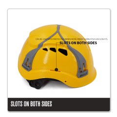 Security Personal Protective Vented Work Safety Helmet Hard Hat with 6-point Adjustable Ratchet Suspension