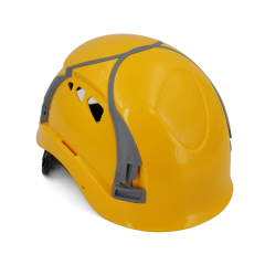 Security Personal Protective Vented Work Safety Helmet Hard Hat with 6-point Adjustable Ratchet Suspension