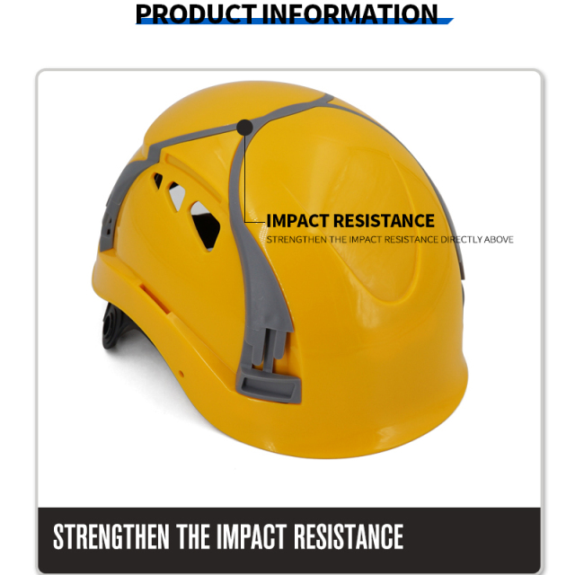 Security Personal Protective Vented Work Safety Helmet Hard Hat with 6-point Adjustable Ratchet Suspension